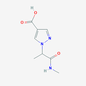 1-[1-Methyl-2-(methylamino)-2-oxoethyl]-1H-pyrazole-4-carboxylic acid