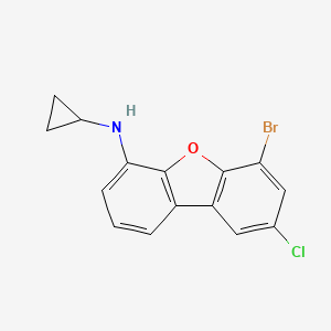 N-(6-bromo-8-chlorodibenzo[b,d]furan-4-yl)-N-cyclopropylamine