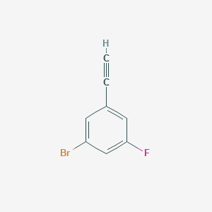 molecular formula C8H4BrF B1414089 1-溴-3-乙炔基-5-氟苯 CAS No. 1935278-77-5