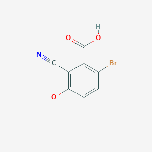 6-Bromo-2-cyano-3-methoxybenzoic acid