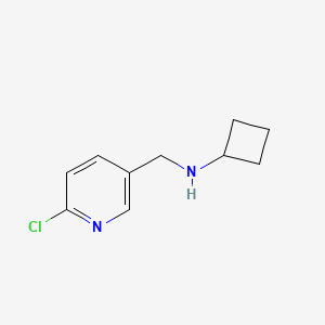 N-[(6-chloropyridin-3-yl)methyl]cyclobutanamine