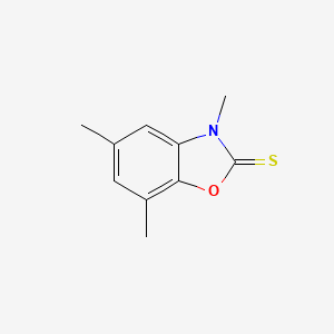 3,5,7-Trimethyl-1,3-benzoxazole-2(3H)-thione