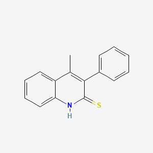 4-Methyl-3-phenylquinoline-2(1H)-thione