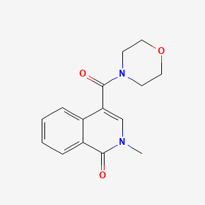 Morpholine, 4-((1,2-dihydro-2-methyl-1-oxo-4-isoquinolinyl)carbonyl)-