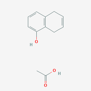 Acetic acid;5,8-dihydronaphthalen-1-ol