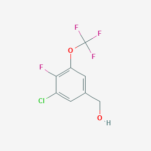 3-Chloro-4-fluoro-5-(trifluoromethoxy)benzenemethanol