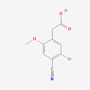 5-Bromo-4-cyano-2-methoxyphenylacetic acid