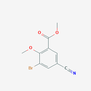 Methyl 3-bromo-5-cyano-2-methoxybenzoate
