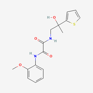 N1-(2-hydroxy-2-(thiophen-2-yl)propyl)-N2-(2-methoxyphenyl)oxalamide