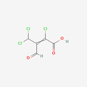 (2E)-2,4,4-trichloro-3-formylbut-2-enoic acid