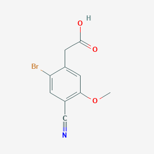 2-Bromo-4-cyano-5-methoxyphenylacetic acid