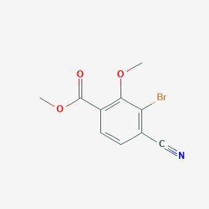 Methyl 3-bromo-4-cyano-2-methoxybenzoate