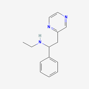 (+)-N-Ethyl-I+/--phenyl-2-pyrazineethanamine