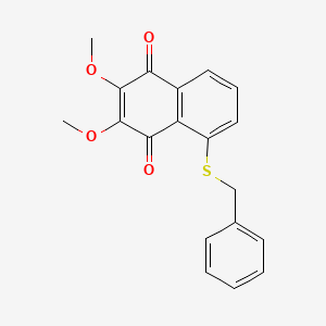 5-(Benzylsulfanyl)-2,3-dimethoxynaphthalene-1,4-dione