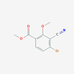 Methyl 4-bromo-3-cyano-2-methoxybenzoate