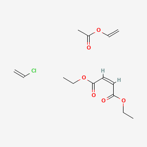 chloroethene;diethyl (Z)-but-2-enedioate;ethenyl acetate