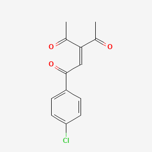 2-Pentene-1,4-dione, 3-acetyl-1-(4-chlorophenyl)-