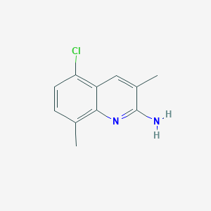 5-Chloro-3,8-dimethylquinolin-2-amine