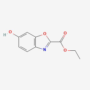 2-Benzoxazolecarboxylic acid, 6-hydroxy-, ethyl ester