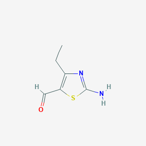 2-Amino-4-ethyl-1,3-thiazole-5-carbaldehyde