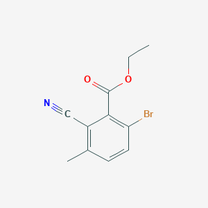 Ethyl 6-bromo-2-cyano-3-methylbenzoate