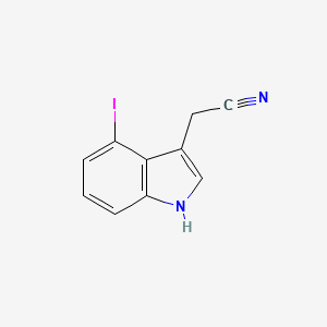 1H-Indole-3-acetonitrile, 4-iodo-