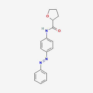 N-{4-[(E)-phenyldiazenyl]phenyl}tetrahydrofuran-2-carboxamide