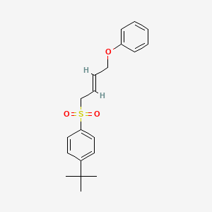 1-tert-butyl-4-[(E)-4-phenoxybut-2-enyl]sulfonylbenzene