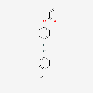 [4-[2-(4-Propylphenyl)ethynyl]phenyl] prop-2-enoate