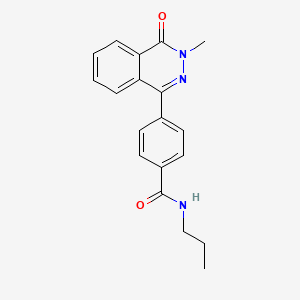 4-(3-methyl-4-oxophthalazin-1-yl)-N-propylbenzamide