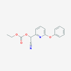 Cyano(6-phenoxypyridin-2-yl)methyl ethyl carbonate