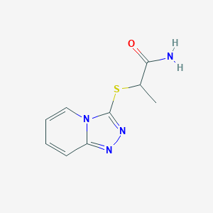 2-([1,2,4]Triazolo[4,3-a]pyridin-3-ylthio)propanamide