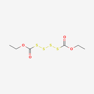 molecular formula C6H10O4S4 B14142130 Diethyl tetrasulfane-1,4-dicarboxylate CAS No. 88766-62-5