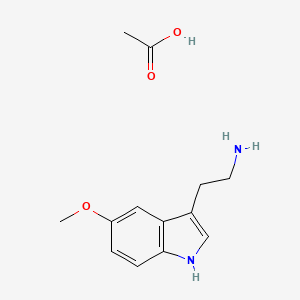 acetic acid;2-(5-methoxy-1H-indol-3-yl)ethanamine