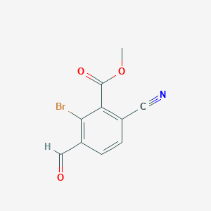 Methyl 2-bromo-6-cyano-3-formylbenzoate