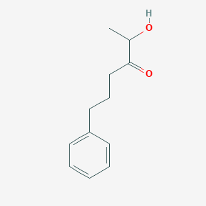 2-Hydroxy-6-phenylhexan-3-one