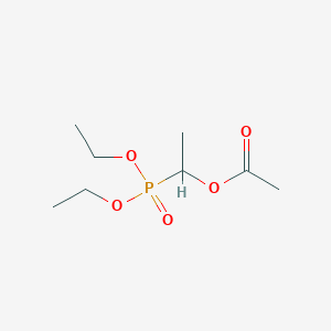 molecular formula C8H17O5P B14142148 1-(Diethoxyphosphoryl)ethyl acetate CAS No. 4124-94-1