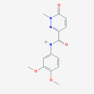 N-(3,4-dimethoxyphenyl)-1-methyl-6-oxo-1,6-dihydropyridazine-3-carboxamide