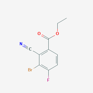 Ethyl 3-bromo-2-cyano-4-fluorobenzoate