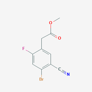 Methyl 4-bromo-5-cyano-2-fluorophenylacetate