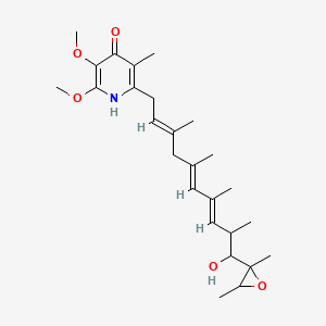 molecular formula C26H39NO5 B14142183 Piericidin C2 CAS No. 58947-81-2