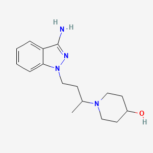 1-(4-(3-Amino-1H-indazol-1-yl)butan-2-yl)piperidin-4-ol