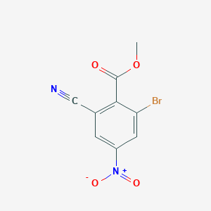 Methyl 2-bromo-6-cyano-4-nitrobenzoate
