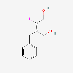 molecular formula C11H13IO2 B1414226 (Z)-2-benzyl-3-iodobut-2-ene-1,4-diol CAS No. 2098456-99-4