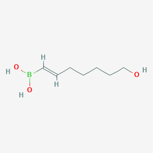 [(E)-7-hydroxyhept-1-enyl]boronic acid