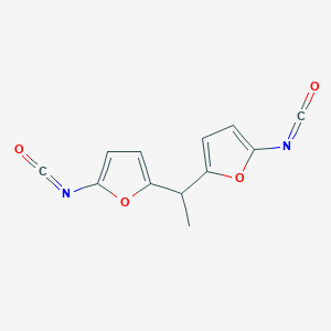 2,2'-(Ethane-1,1-diyl)bis(5-isocyanatofuran)