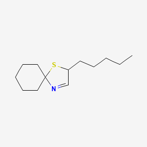 2-Pentyl-1-thia-4-azaspiro[4.5]dec-3-ene