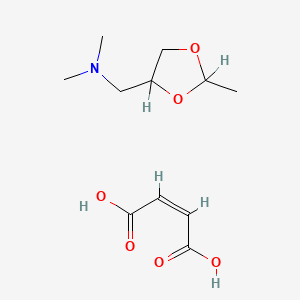 molecular formula C11H19NO6 B14142400 Methamilane maleate CAS No. 22199-72-0