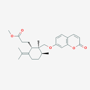 molecular formula C25H32O5 B14142422 Methyl galbanate CAS No. 1206911-10-5