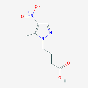 molecular formula C8H11N3O4 B14142431 4-(5-Methyl-4-nitro-1H-pyrazol-1-YL)butanoic acid CAS No. 1006951-07-0